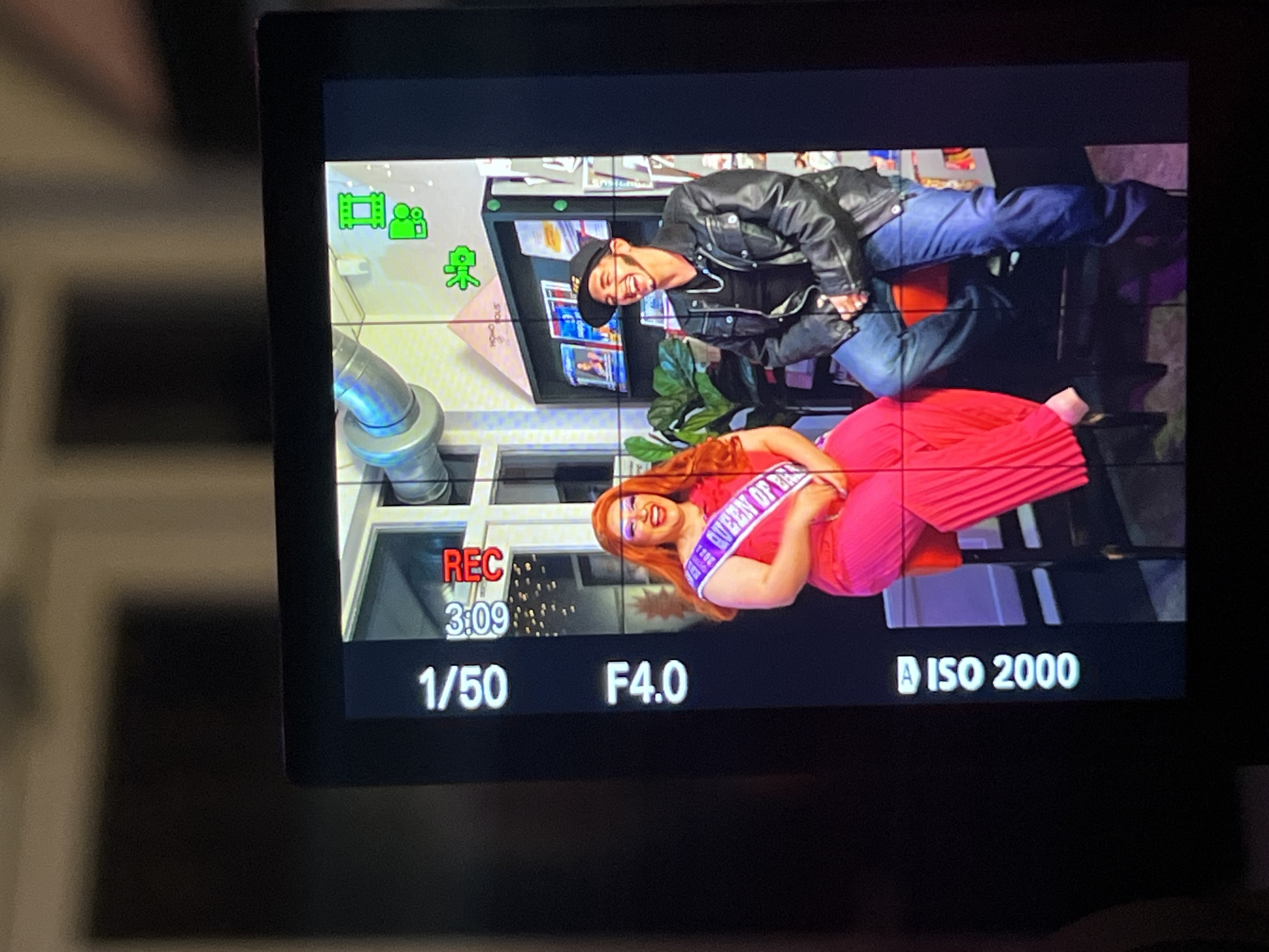 Pride campaign camera monitor